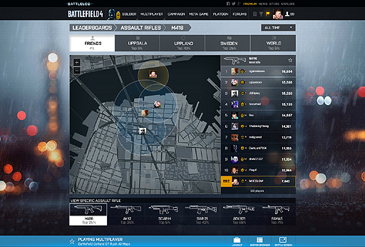 画像ギャラリー No.002のサムネイル画像 / 「Battlefield 4」のソーシャルサービス，「バトルログ」を紹介するムービーが公開。タブレットやスマートフォンとの連携を強化