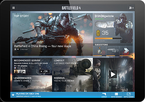 画像ギャラリー No.003のサムネイル画像 / 「Battlefield 4」のソーシャルサービス，「バトルログ」を紹介するムービーが公開。タブレットやスマートフォンとの連携を強化