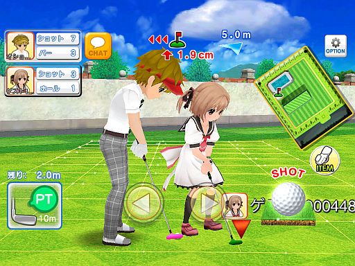 画像ギャラリー No.004のサムネイル画像 / iOS用「フレッシュ☆ゴルフ 青空いんぱくと！！」が配信。7月31日まで無料に