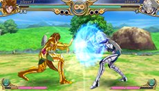 画像ギャラリー No.002のサムネイル画像 / 「聖闘士星矢Ω アルティメットコスモ」8戦勝ち抜くとキャラクターごとのエンディングが見られる「アーケードモード」と,登場する聖闘士達の情報が公開に