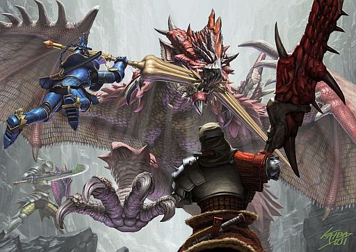 画像ギャラリー No.003のサムネイル画像 / 「MH マッシヴハンティング」100万DLを突破。討伐祭「闘技場の激闘」は明日
