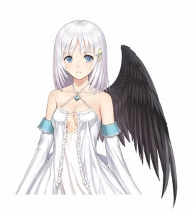画像ギャラリー No.004のサムネイル画像 / 「シャイニング・アーク」の片翼の天使，パニス・アンジェリクスがチョコを持って4Gamer編集部に降り立った。発売間近に彼女の魅力を再チェックだ