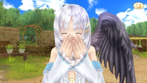 画像ギャラリー No.013のサムネイル画像 / 「シャイニング・アーク」の片翼の天使，パニス・アンジェリクスがチョコを持って4Gamer編集部に降り立った。発売間近に彼女の魅力を再チェックだ