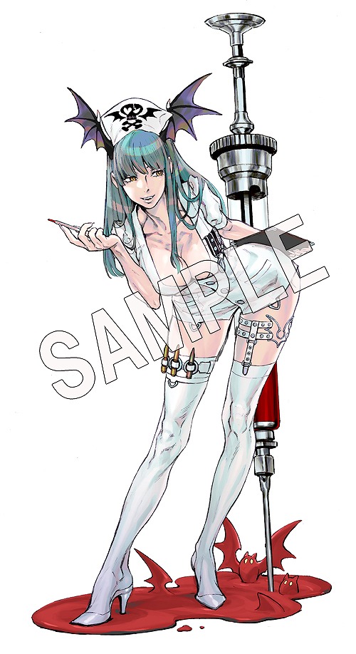 画像ギャラリー No.003のサムネイル画像 / 「ヴァンパイア」シリーズ，ナース服姿のモリガンがフィギュアになって9月に発売