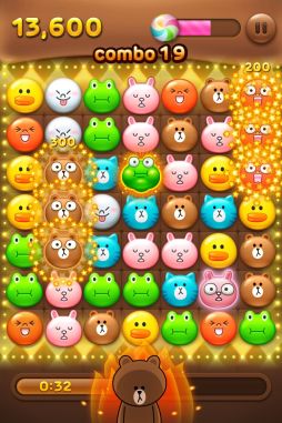 画像ギャラリー No.002のサムネイル画像 / 「LINE POP」，配信開始から12日で全世界累計1000万ダウンロードを突破