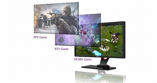 画像ギャラリー No.007のサムネイル画像 / BenQ，垂直144Hz＆FreeSync対応で解像度2560×1440ドットのゲーマー向け27インチディスプレイ「XL2730Z」を4月30日に発売