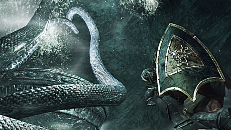 画像ギャラリー No.008のサムネイル画像 / 「DARK SOULS II」，三部作DLC「THE LOST CROWNS」の第一部「CROWN OF THE SUNKEN KING」の新たなスクリーンショットが公開。同日配布開始となる特殊武器の正体も明らかに