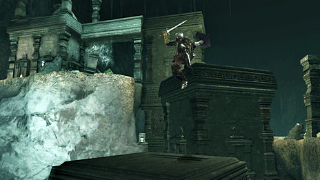 画像ギャラリー No.011のサムネイル画像 / 「DARK SOULS II」，三部作DLC「THE LOST CROWNS」の第一部「CROWN OF THE SUNKEN KING」の新たなスクリーンショットが公開。同日配布開始となる特殊武器の正体も明らかに