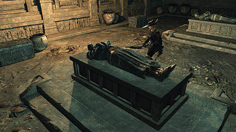 画像ギャラリー No.016のサムネイル画像 / 「DARK SOULS II」，三部作DLC「THE LOST CROWNS」の第一部「CROWN OF THE SUNKEN KING」の新たなスクリーンショットが公開。同日配布開始となる特殊武器の正体も明らかに