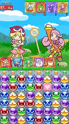 画像ギャラリー No.005のサムネイル画像 / “なぞって”消して大連鎖。パズルRPG「ぷよぷよ!!クエスト」，4月24日に配信開始。事前登録は今夜23：59まで