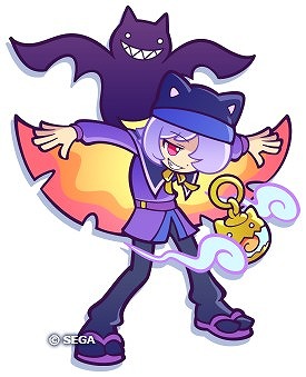 画像ギャラリー No.002のサムネイル画像 / 「ぷよぷよ!!クエスト」，★7へんしんが可能な新ぷよ使い「オボロ」が登場