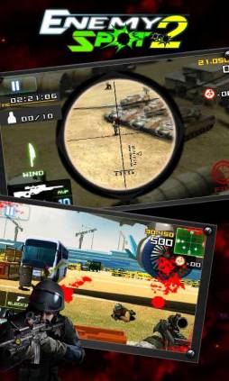 画像ギャラリー No.002のサムネイル画像 / 特殊部隊の一員となって戦うSTG「ENEMY SPOT2」がGoogle Playに登場