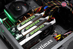 画像ギャラリー No.018のサムネイル画像 / 「GeForce GTX TITAN」の3-way SLI動作レポート。7860×1440ドットで3Dゲームが動き，消費電力が大台に達する世界へようこそ
