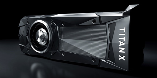 画像ギャラリー No.002のサムネイル画像 / NVIDIA,Pascal世代の新GPU「TITAN X」を発表。製品名から「GeForce」表記が外れた最上位モデルは,シェーダプロセッサ3584基を集積