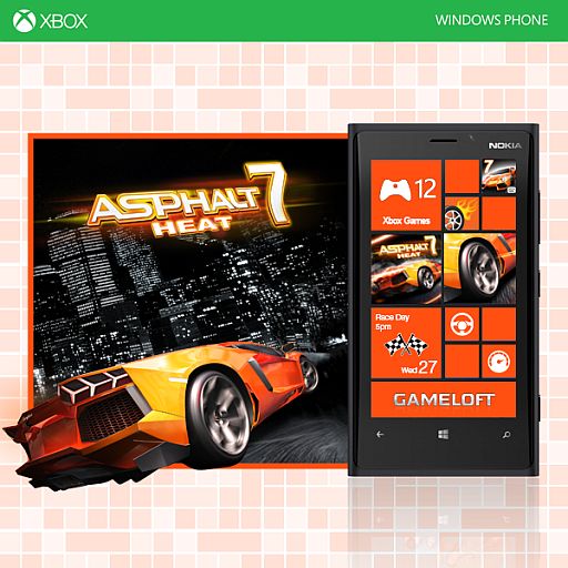 画像ギャラリー No.002のサムネイル画像 / Windows Phone 8用「アスファルト7:Heat」が配信。最大5人とマルチプレイ