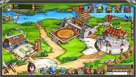画像ギャラリー No.003のサムネイル画像 / 新作ブラウザゲーム「まめ三国志オンライン」が2013年3月にサービス開始予定。ティザーサイトで2頭身の可愛い武将の動く姿や日本独自要素を公開
