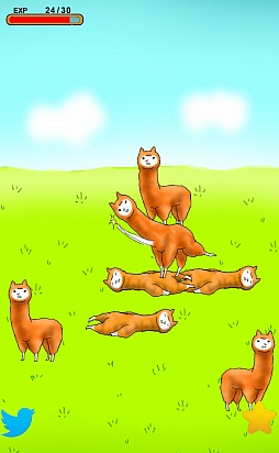 画像ギャラリー No.003のサムネイル画像 / 愛らしい動物が壮絶な進化を遂げる。スマートフォン向け育成ゲーム「アルパカにいさん」を紹介する「(ほぼ)日刊スマホゲーム通信」第205回
