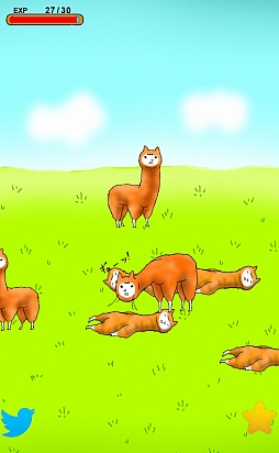 画像ギャラリー No.004のサムネイル画像 / 愛らしい動物が壮絶な進化を遂げる。スマートフォン向け育成ゲーム「アルパカにいさん」を紹介する「(ほぼ)日刊スマホゲーム通信」第205回