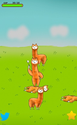 画像ギャラリー No.005のサムネイル画像 / 愛らしい動物が壮絶な進化を遂げる。スマートフォン向け育成ゲーム「アルパカにいさん」を紹介する「(ほぼ)日刊スマホゲーム通信」第205回