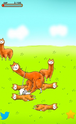 画像ギャラリー No.007のサムネイル画像 / 愛らしい動物が壮絶な進化を遂げる。スマートフォン向け育成ゲーム「アルパカにいさん」を紹介する「(ほぼ)日刊スマホゲーム通信」第205回