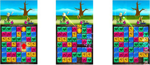 画像ギャラリー No.004のサムネイル画像 / Android向けパズルゲーム「パズル de バトル!」の配信が本日開始に