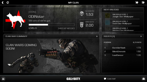 画像ギャラリー No.006のサムネイル画像 / 「Call of Duty: Ghosts」，スマホやタブレット向けの専用アプリを無料リリース。オンライン対戦の状況確認やセカンドスクリーンとして利用できる
