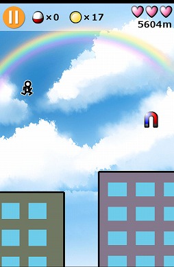 画像ギャラリー No.005のサムネイル画像 / 跳べ跳べ僕らのビルダッシュ！　Android向けビルジャンプゲーム「ビルダッシュ有 〜Special版〜」を紹介する「（ほぼ）日刊スマホゲーム通信」第216回