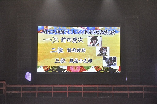 画像ギャラリー No.016のサムネイル画像 / 声優陣や舞台版のキャスト，さらに西川貴教さんも登場。トークにライブ，新作発表と盛り上がった「バサラ祭2013 〜春の陣〜」初日の模様をレポート
