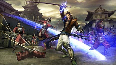 画像ギャラリー No.001のサムネイル画像 / 「戦国BASARA4」,敵兵を一瞬で蹴散らす「片倉小十郎」のプレイ動画が公開に。 伊達政宗との必殺技「戯画バサラ技」や,竹中半兵衛との戦いも