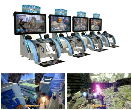 画像ギャラリー No.001のサムネイル画像 / シリコンスタジオ，GDC 2014に「ガンスリンガー ストラトス2」を出展。「YEBIS 2」の導入事例として今年も大型筐体を展示