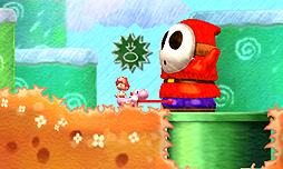 画像ギャラリー No.004のサムネイル画像 / ヨッシーと赤ちゃんマリオが冒険する3DS「ヨッシー New アイランド」は7月24日発売。新たなタマゴやヨッシーのパワーアップを備えて登場