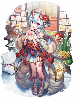 画像ギャラリー No.002のサムネイル画像 / 「黒猫のウィズ」，正月イベントが開催中。年末年始の3大キャンペーンも実施