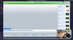 画像ギャラリー No.005のサムネイル画像 / 「The Sims 4」，「ギャラリー」使用シーンなどを収録した20分ほどのデモ映像を公開。プレミアムメンバーシップの存在を示唆するシーンも