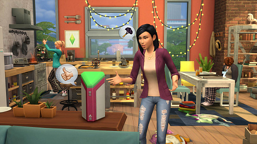 画像ギャラリー No.001のサムネイル画像 / Alexaで「The Sims 4」の音楽を楽しんだり雑学クイズに挑戦しよう。ゲーム内にもAlexaライクなスマートスピーカー「Lin-Z」実装