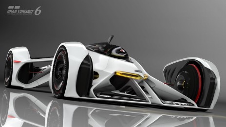 画像ギャラリー No.001のサムネイル画像 / 「グランツーリスモ6」，今冬実施のアップデートで新車種・シボレー「シャパラル 2X ビジョン グランツーリスモ」を配信。その独創的なビジュアルが公開