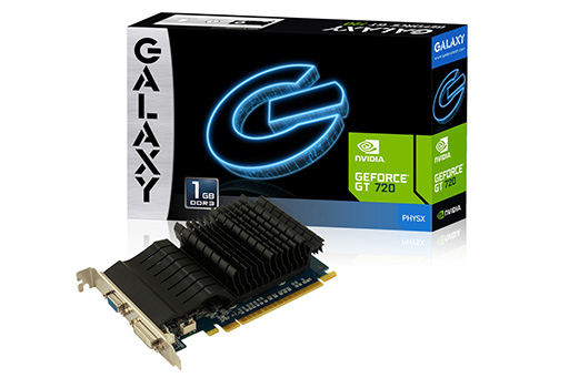 画像ギャラリー No.002のサムネイル画像 / GALAXY,1スロット仕様のGTX 750 TiとファンレスのGT 720カードを発売