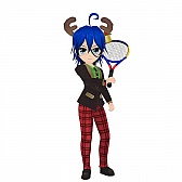 画像ギャラリー No.002のサムネイル画像 / 「スマッシュ☆テニス ラブショット!!」,新登場のサンタ衣装で楽しもう