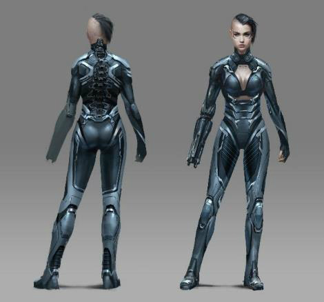 画像ギャラリー No.002のサムネイル画像 / 「モダンコンバット5：Blackout」に女性キャラの新クラス「X1 モーフ」が追加