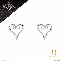 画像ギャラリー No.003のサムネイル画像 / 「KINGDOM HEARTS」のアクセサリーがユートレジャーより続々登場。王冠とハートをモチーフにしたピアスが本日発売，腕時計が予約受付中