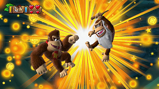 画像ギャラリー No.004のサムネイル画像 / 発売まで2週間となったWii U「ドンキーコング　トロピカルフリーズ」を紹介。仕掛満載のコースを楽しく冒険しよう