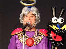 画像ギャラリー No.020のサムネイル画像 / 「ヒーローバンク」の「クロスメディア プロジェクト発表会」開催。名越稔洋氏が意気込みを語り，角田信朗さんが主題歌を熱唱した会場の模様をレポート