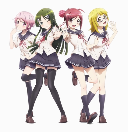 画像ギャラリー No.020のサムネイル画像 / アニメ「GO!GO!575」のすべてがここに! 「GO!GO!575 サウンド&ムービーコレクション」収録直後の女性声優陣4人にインタビュー