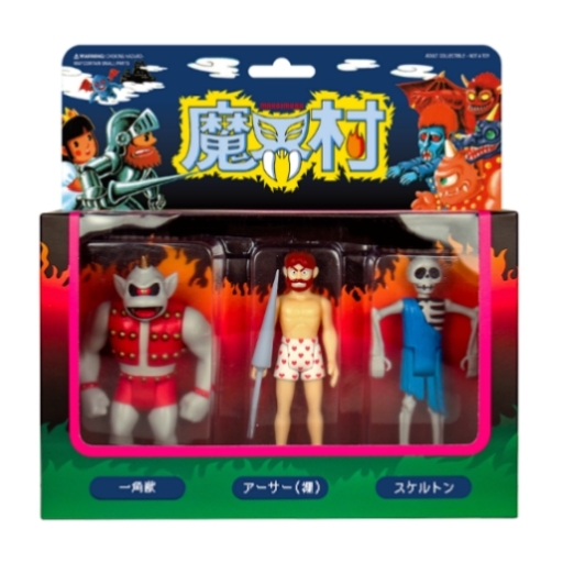 画像ギャラリー No.003のサムネイル画像 / 「魔界村」のレトロなフィギュアが日本で発売開始。アメリカのトイメーカー「スーパー7」の製品で，パッケージは日本語バージョン