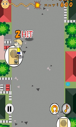 画像ギャラリー No.005のサムネイル画像 / 懐かしのヒット＆アウェイ。スマートフォン向けアクションゲーム「ピンポンダッシャー」を紹介する「（ほぼ）日刊スマホゲーム通信」第300回