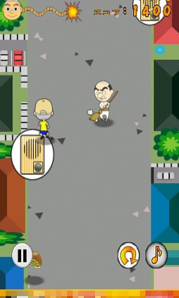 画像ギャラリー No.007のサムネイル画像 / 懐かしのヒット＆アウェイ。スマートフォン向けアクションゲーム「ピンポンダッシャー」を紹介する「（ほぼ）日刊スマホゲーム通信」第300回