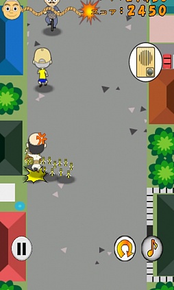 画像ギャラリー No.008のサムネイル画像 / 懐かしのヒット＆アウェイ。スマートフォン向けアクションゲーム「ピンポンダッシャー」を紹介する「（ほぼ）日刊スマホゲーム通信」第300回