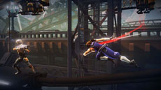 画像ギャラリー No.003のサムネイル画像 / 「ストライダー飛竜」,プラズマ光剣“サイファー”から繰り出されるアクションや,新装備“クナイ”の概要が明らかに