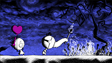 画像ギャラリー No.005のサムネイル画像 / PS Vita用ソフト「むらさきべいびー」が9月25日に発売。タッチパネルやモーションセンサーを使ったアクションを駆使して,ステージ攻略に挑もう
