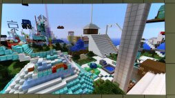 画像ギャラリー No.004のサムネイル画像 / 「Minecraft」の参加型イベント「1,000人でつくる!“夢の日本”プロジェクト ファイナル!」レポート。小学生達が創意工夫で作った建造物を披露