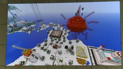 画像ギャラリー No.014のサムネイル画像 / 「Minecraft」の参加型イベント「1,000人でつくる!“夢の日本”プロジェクト ファイナル!」レポート。小学生達が創意工夫で作った建造物を披露